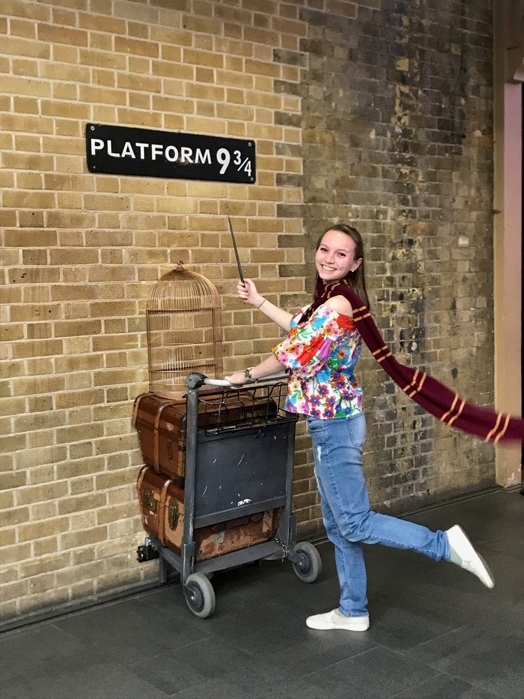 Kristina+MacLennan+-+Platform+9+3-4+in+London,+England