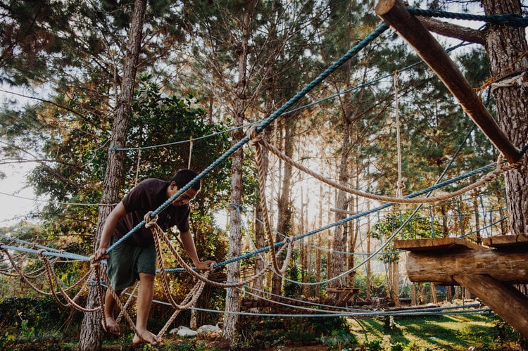 <span>For outdoors adventure like zip lining and ropes courses, try Florence’s Adventure Park</span>